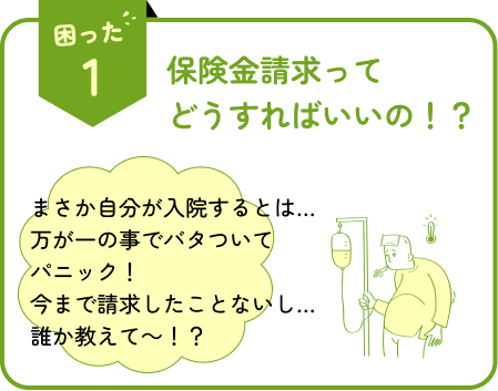 保険金請求ってどうすればいいの？